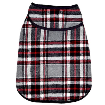 E-Commerce National Dog Day, Plaid Barn Coat for Dogs